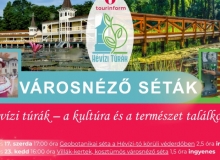 Villák-kertek kosztümös városnéző séta Hévízen