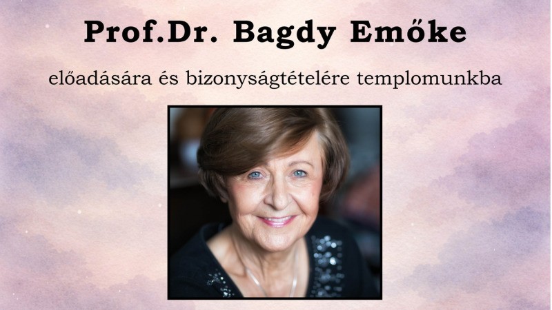 Prof. Dr. Bagdy Emőke előadása Hévíz