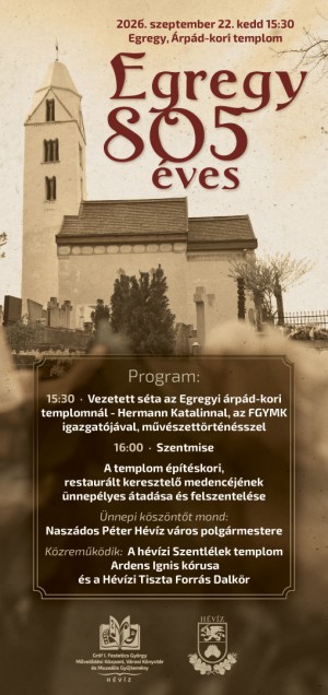Egregy 805 éves