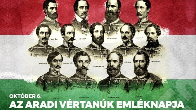 Aradi vértanúk emléknapja Hévíz